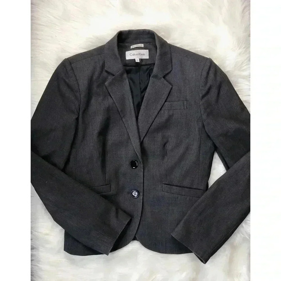 Gray Calvin Klein Blazer - Picture 1 of 2